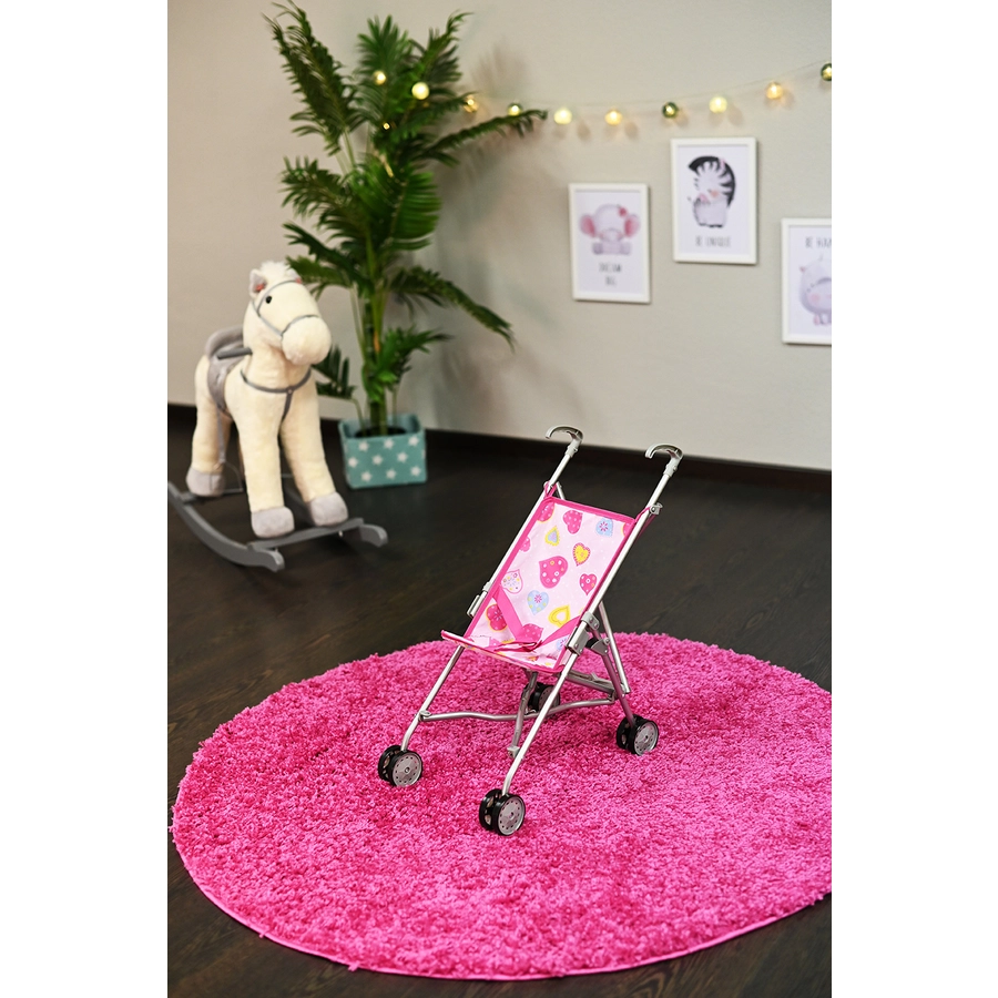 knorr toys®Puppenbuggy Sim - colorful hearts