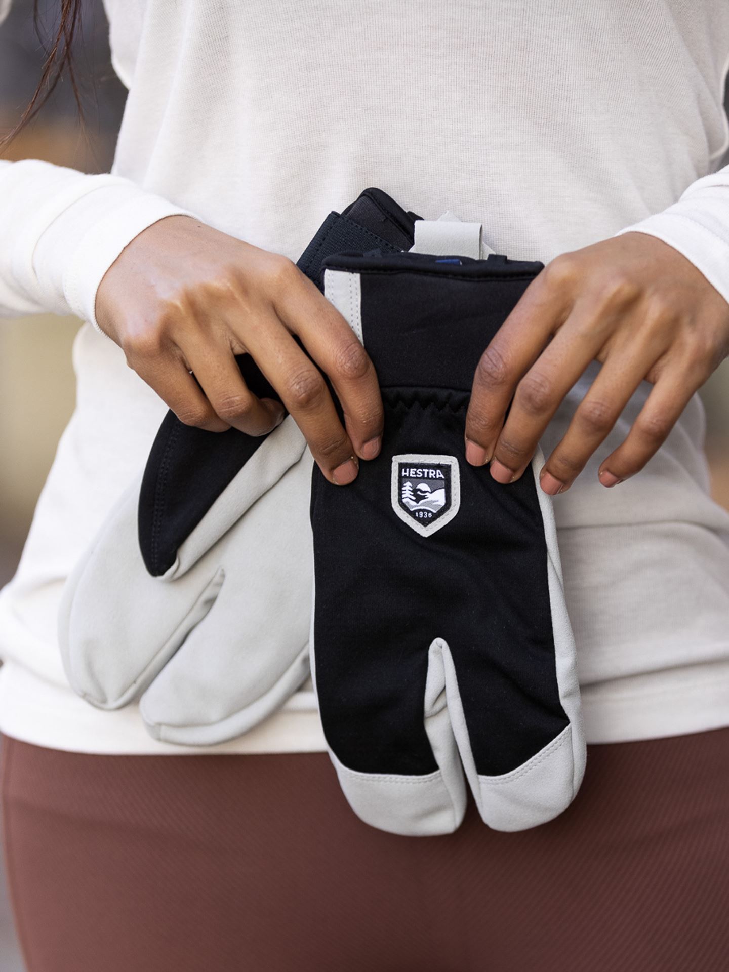 W.S Wool Terry Split Mitt