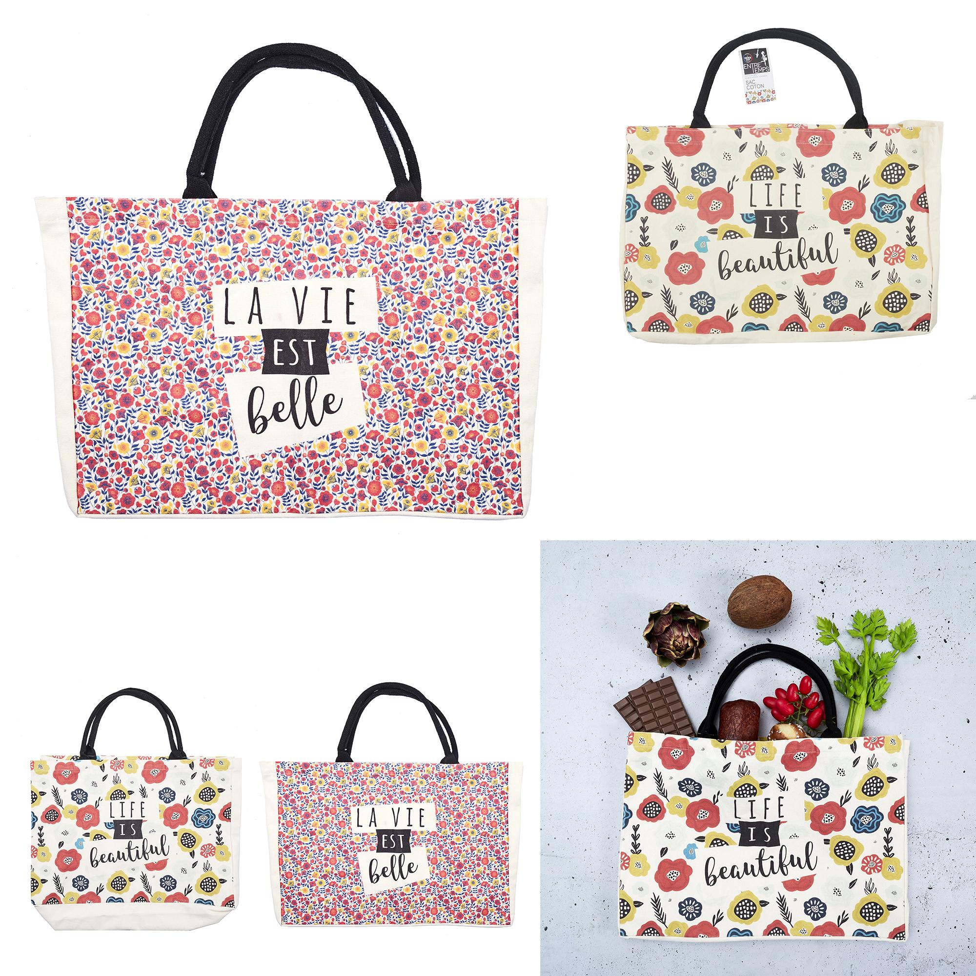 SAC COTON LIBERTY 42X58CM