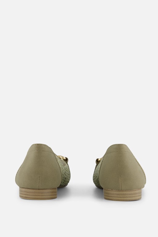 Tamaris Ballerina's groen Synthetisch