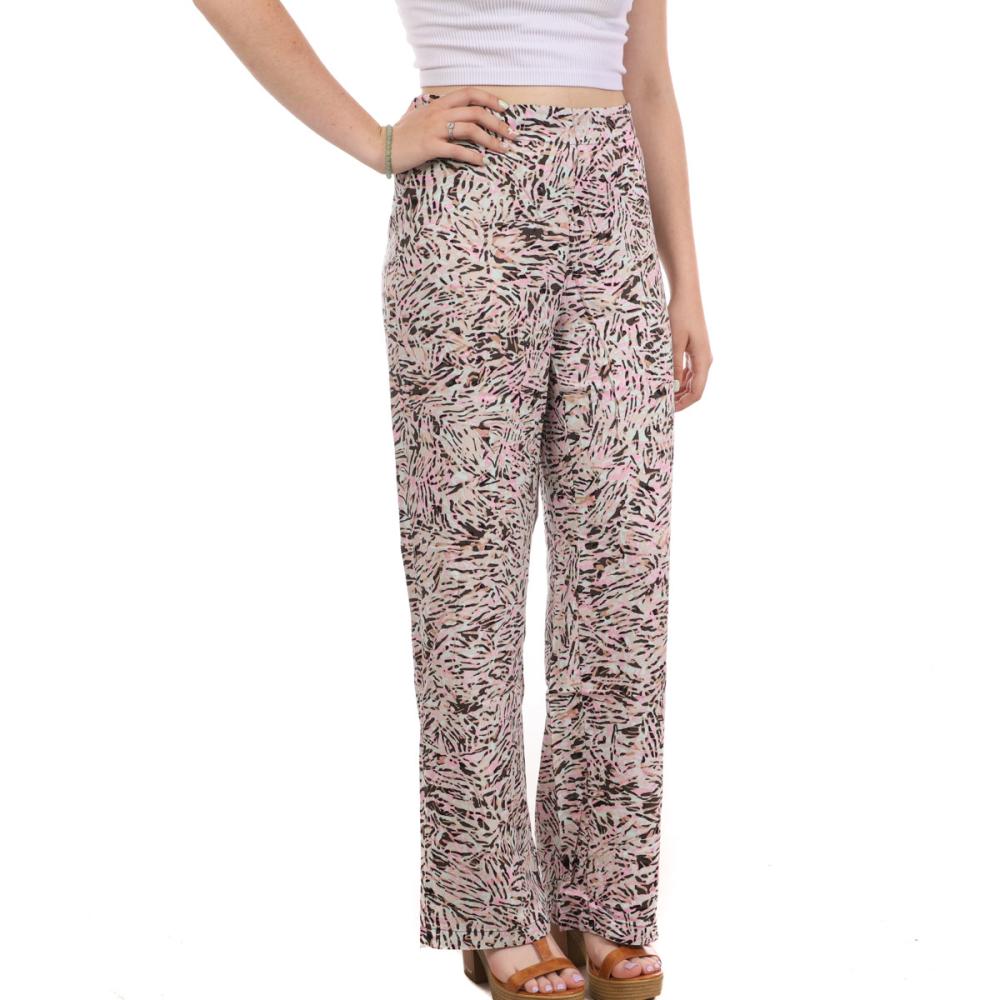 Vero Moda Pantalon Rose/Turquoise Femme Vero Moda Easy