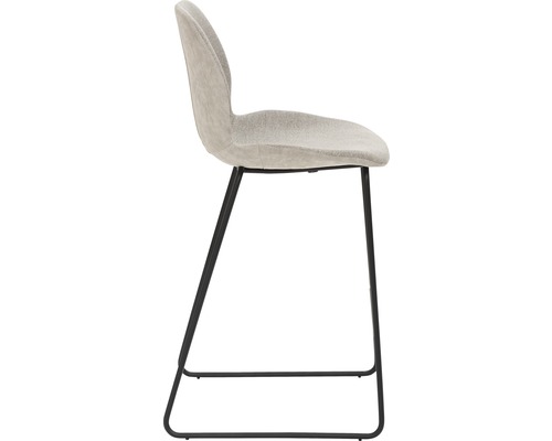 Barkruk Mayer zitmeubel mySOLO 1176 49 x 49 x 96 cm staal zwart/schaal grijs 1176-K3-526