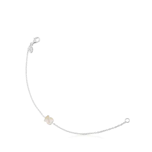 Pulseira TOUS em prata colorida e madrepérola facetada