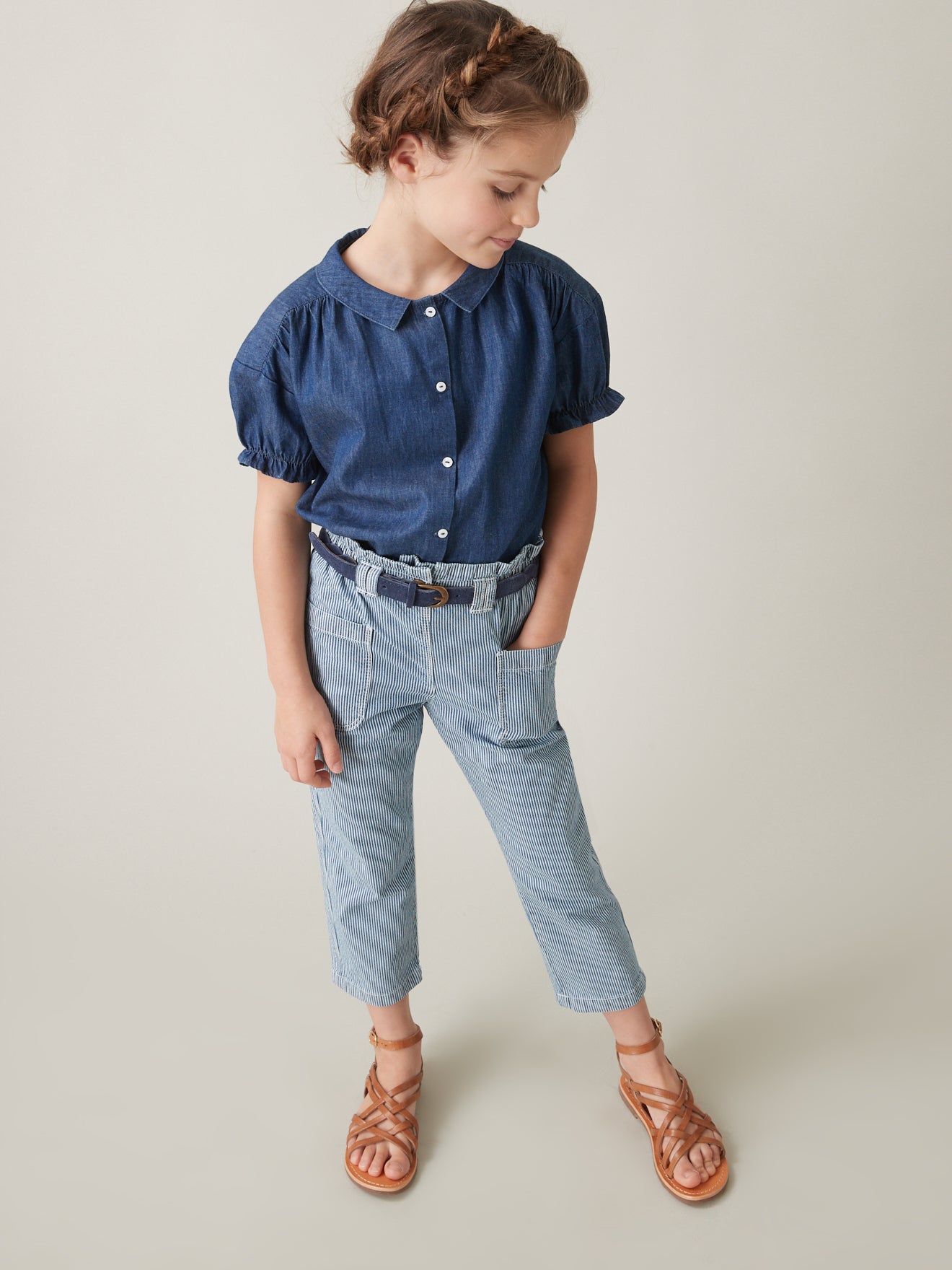 Blouse Fille en denim