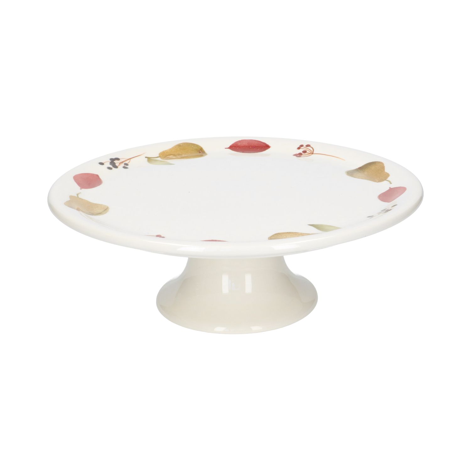 Taartplateau, steengoed, peren, Ø29 cm