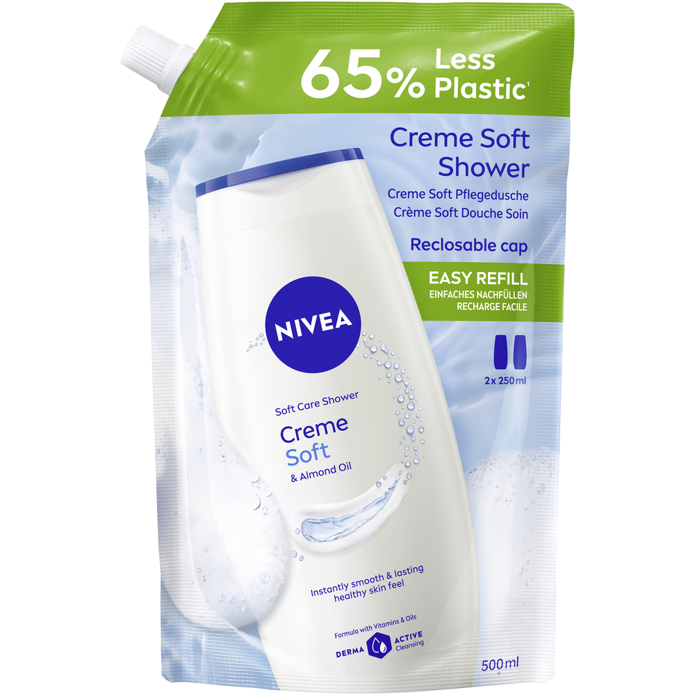 Nivea Pflegedusche Creme Soft Refill Btl 500 ml