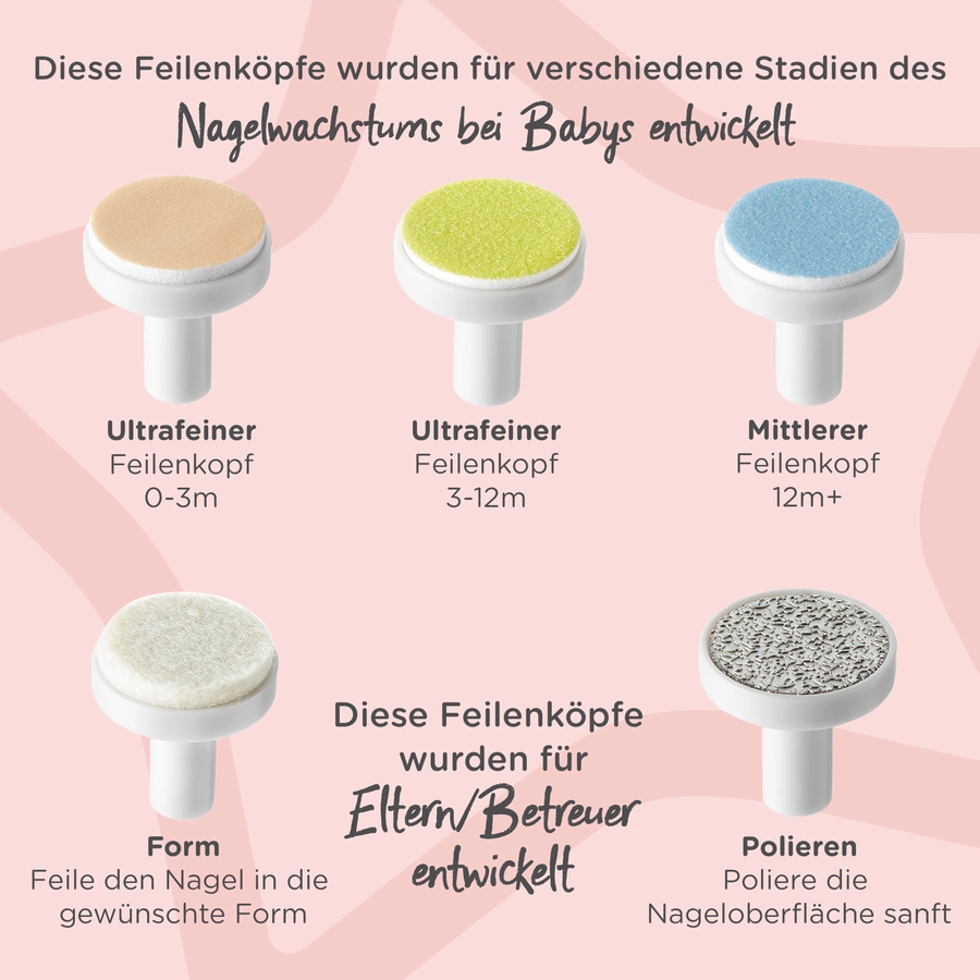Tommee Tippee Elektrischer Baby-Nagel-Trimmer