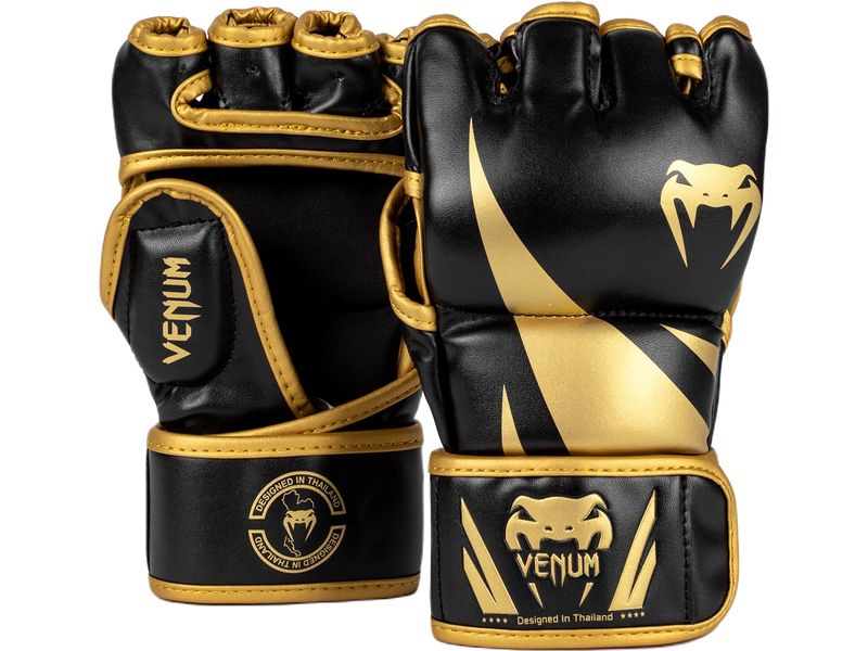 Venum Challenger 2.0 MMA Gloves Gold/Schwarz, L-XL Kampfsport-Handschuhe
