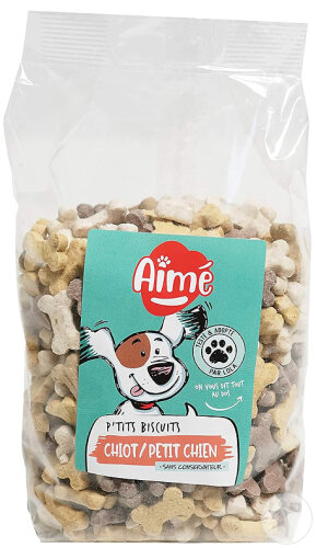 Aimé Biscuits Chiot Et Petit Chien Petits Os 500g