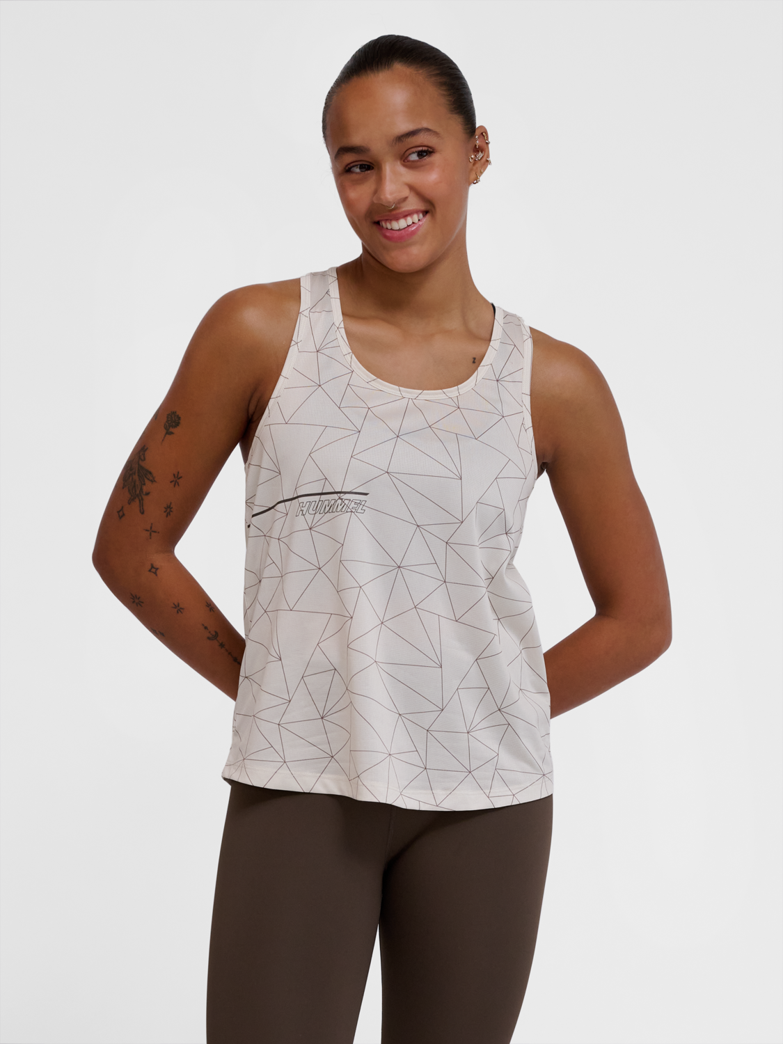 hmlCOURT AOP LIGHT WEIGHT TANKTOP W