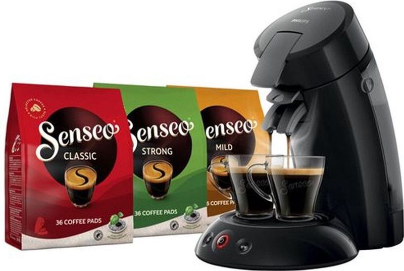 Philips - Senseo Hd6553/67 - Koffiezetapparaat - Zwart - Inclusief 2 Pakken Koffiepads