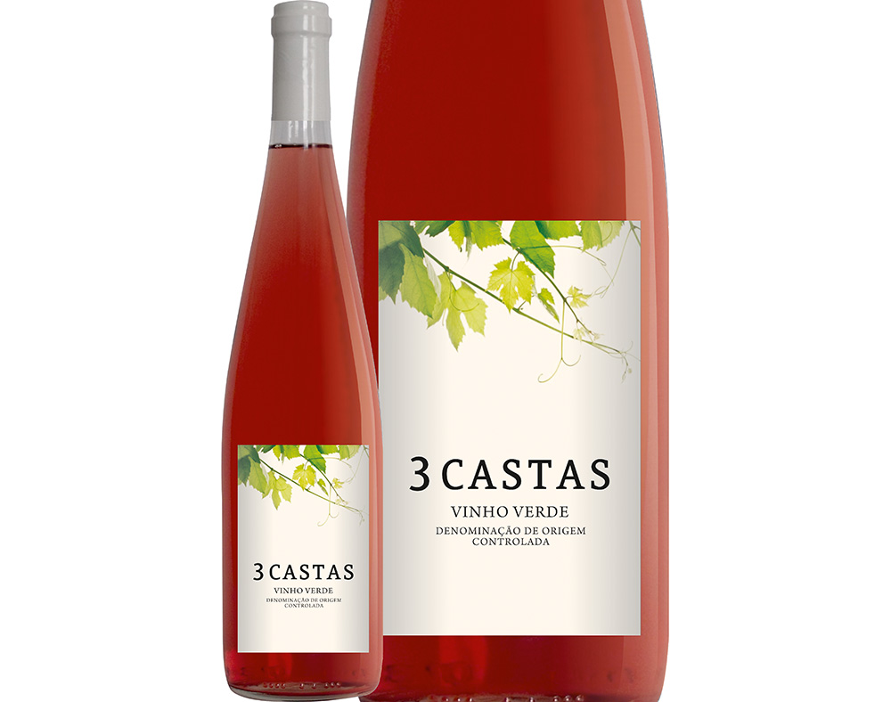 VINHO ROSÉ 3 CASTAS VINHOS VERDES 0.75L
