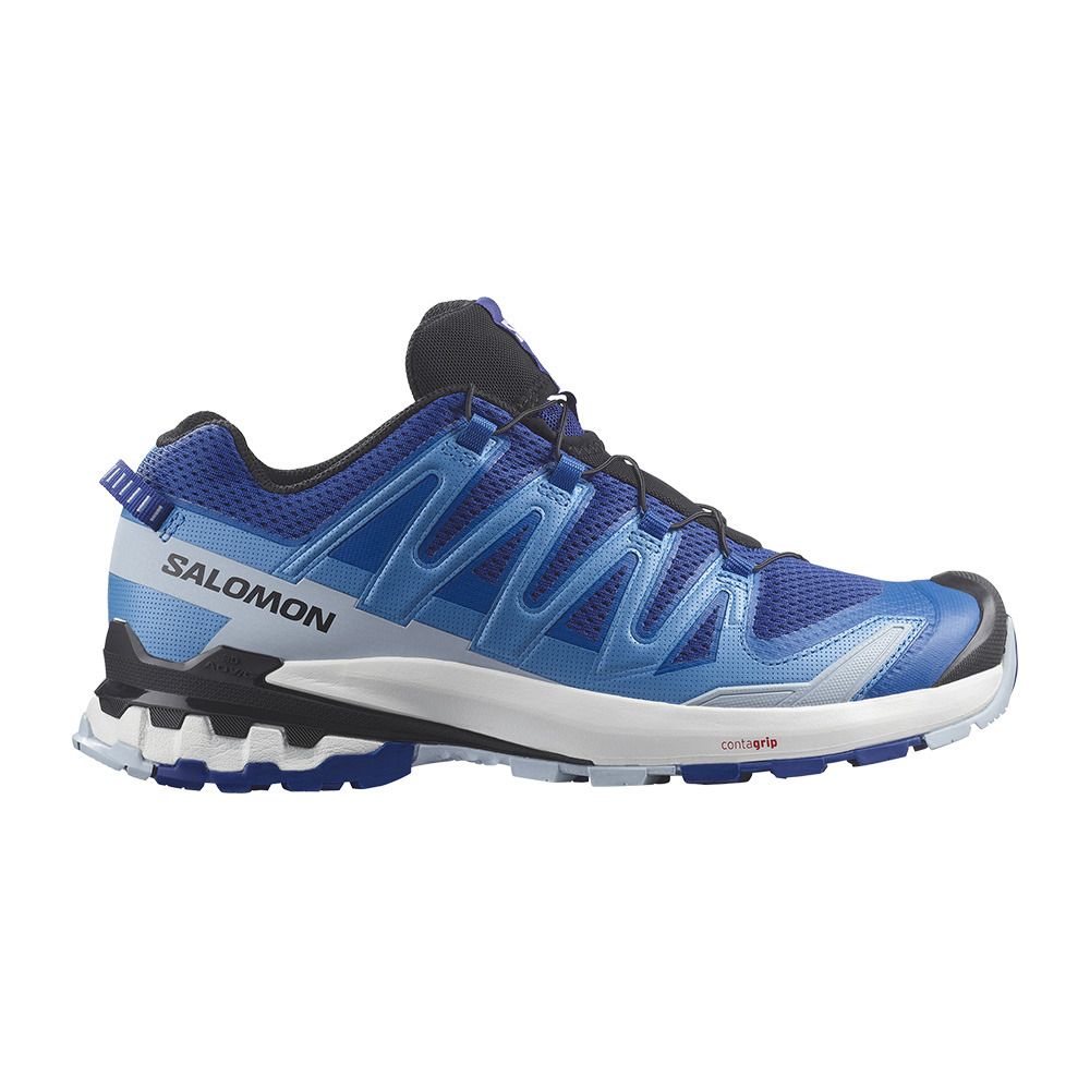 Salomon XA PRO 3D V9 - Chaussures trail Homme surf the web/ibiza blue/white