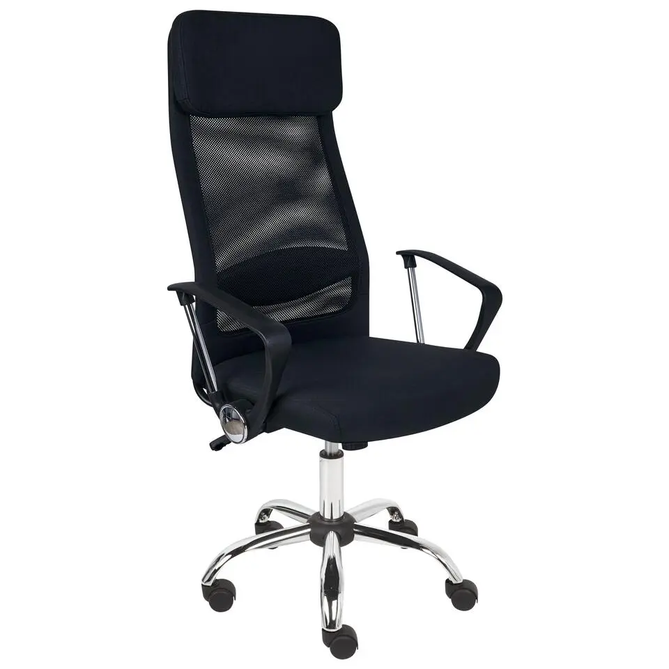 PIONEER II - Bureaustoel - Zwart - Polyester