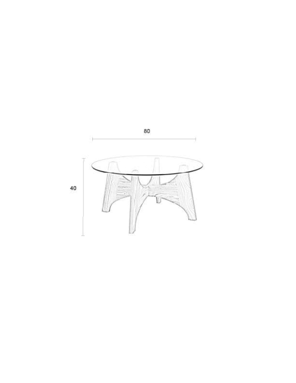 Zuiver Kobe salontafel
