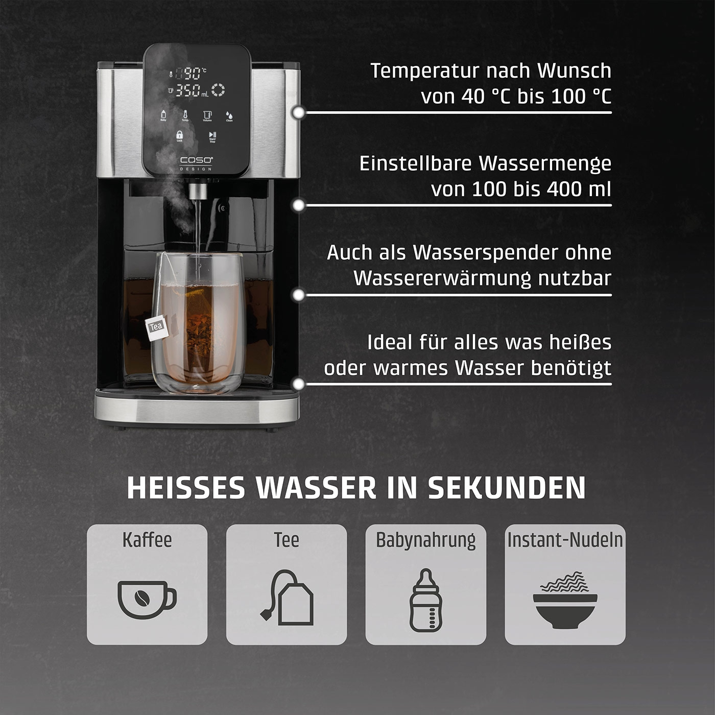 HW 1660 + Ersatz-Wasserfilter (6er-Set)
