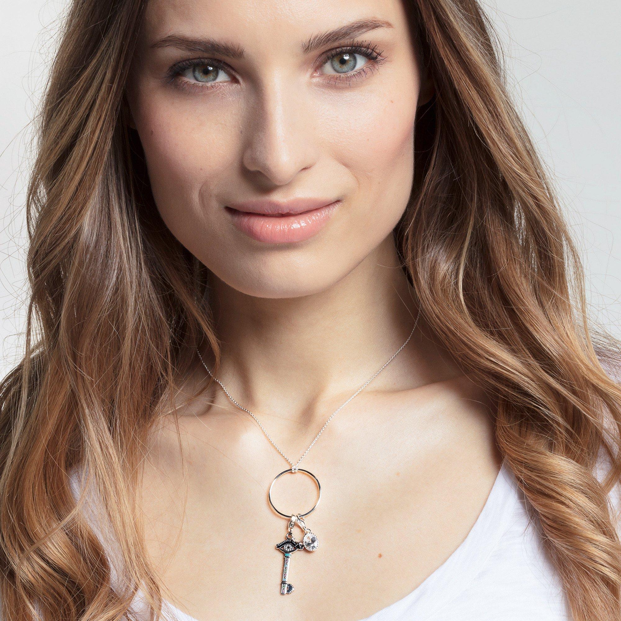Thomas Sabo Charm Key Heart Necklace