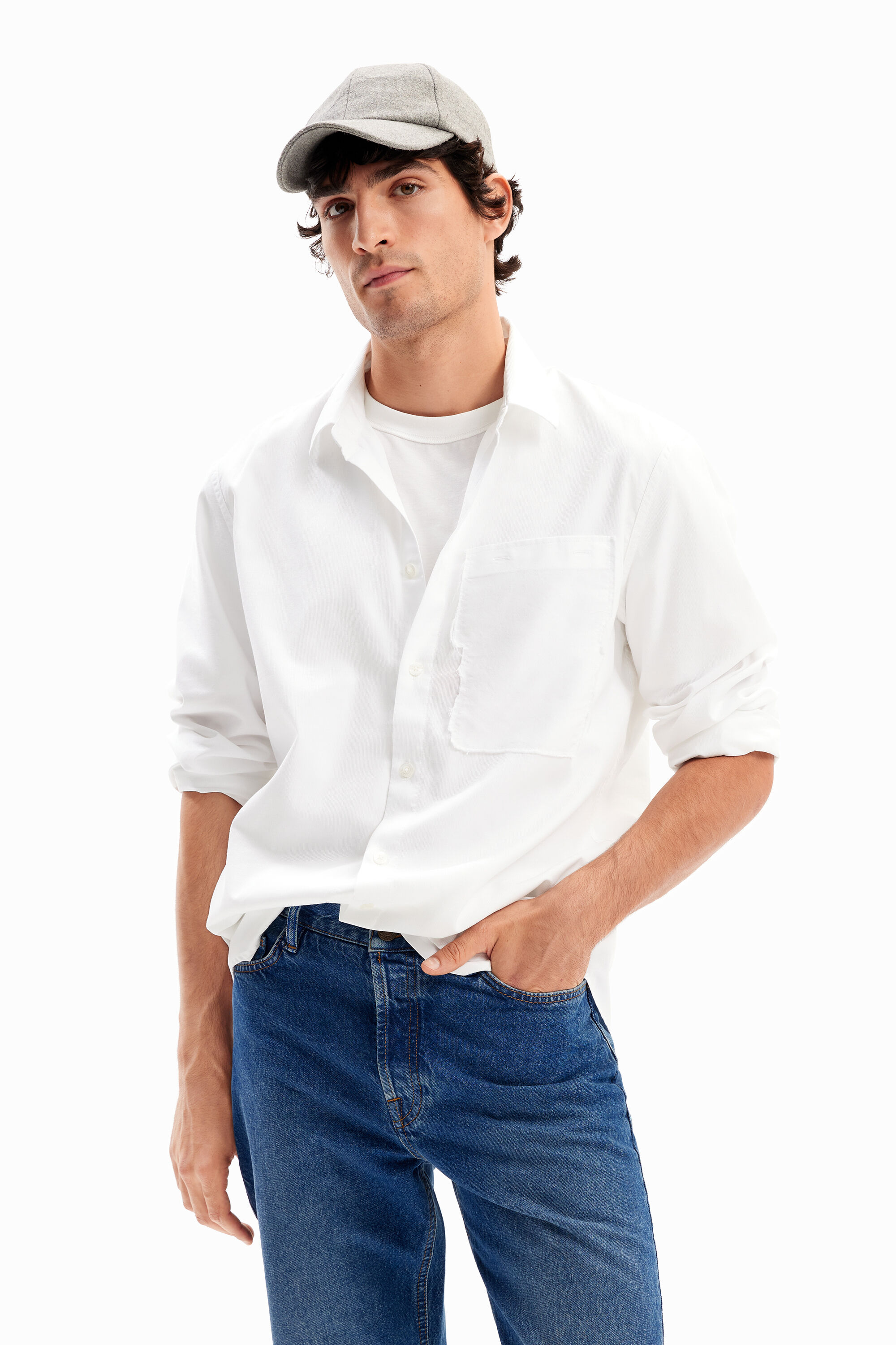 Camisa popelín patchwork