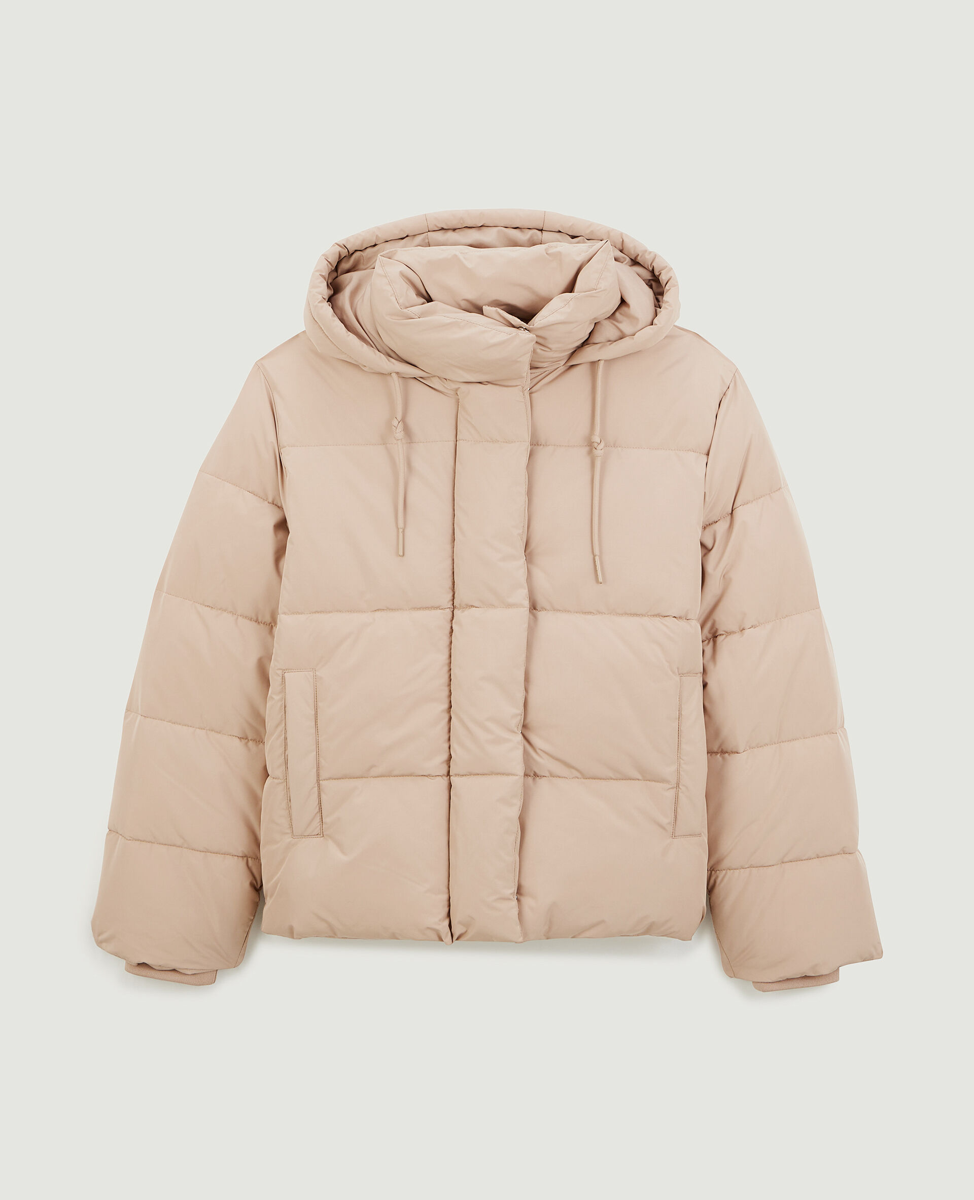 Doudoune avec capuche - Beige