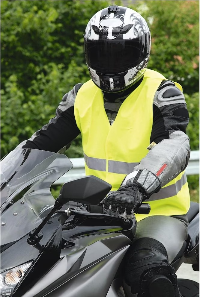 Automotive 360° Reflektierende Sicherheits Warnweste / Pannenweste One Size (00178133) - Neon Gelb