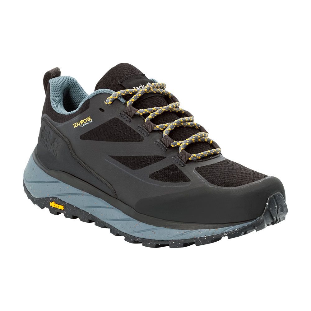 Jack Wolfskin TERRAVENTURE TEXAPORE LOW - Chaussures de randonné Homme phantom/grey