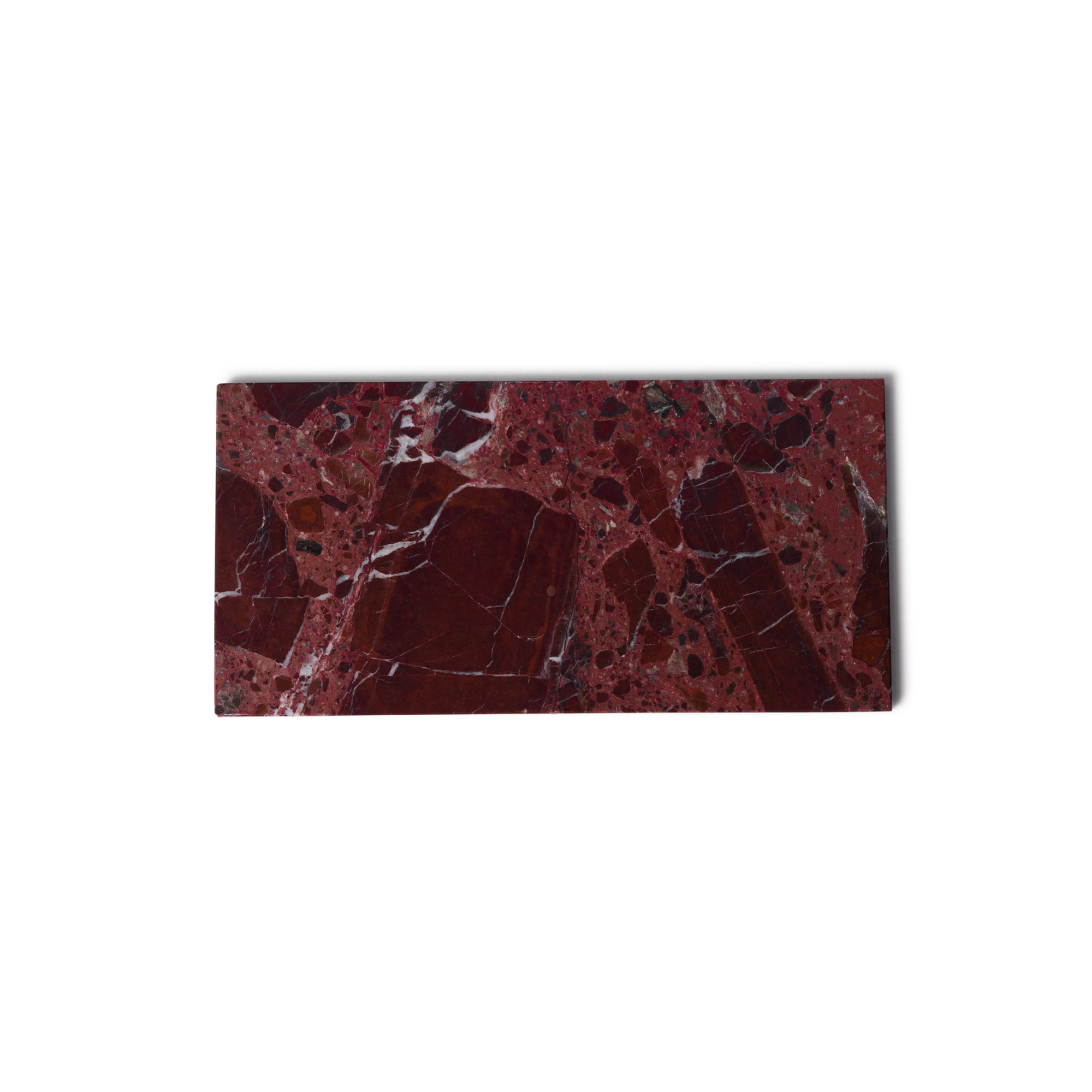 Dienblad Marmer M rood 15x30cm