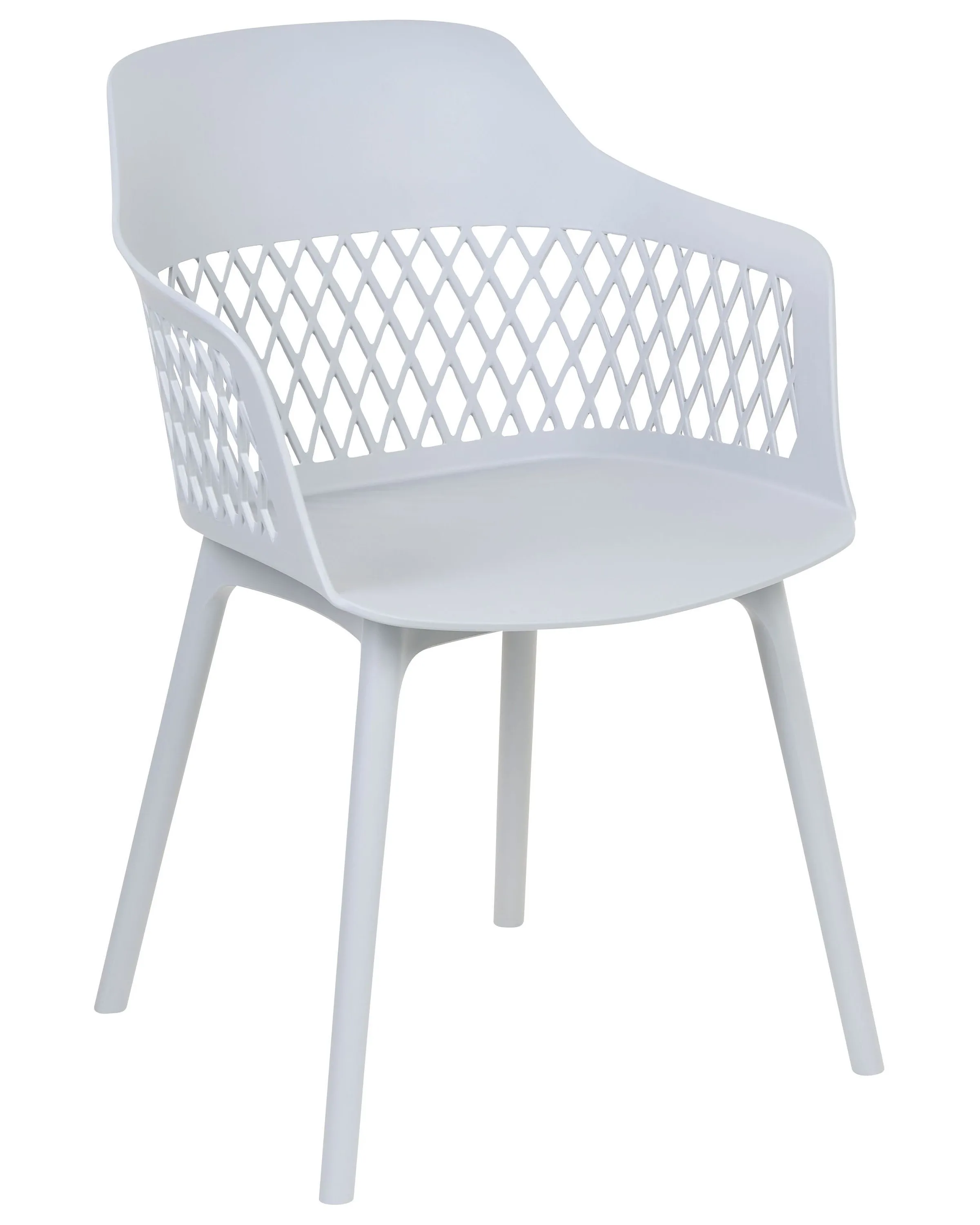Set van 2 eetkamerstoelen ALMIRA Lichtgrijs