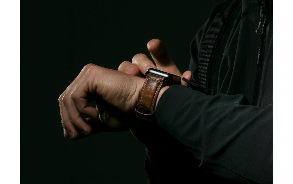 Lederarmband Traditional Strap Apple Watch Braun/SchwarzPremium-Lederarmband für die Apple Watch