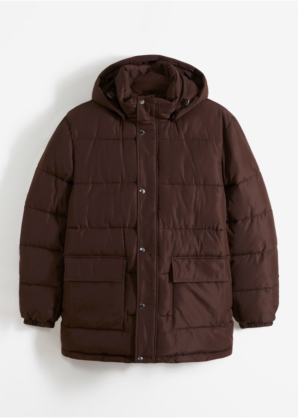 Veste matelassée avec capuche amovible en polyester recyclé