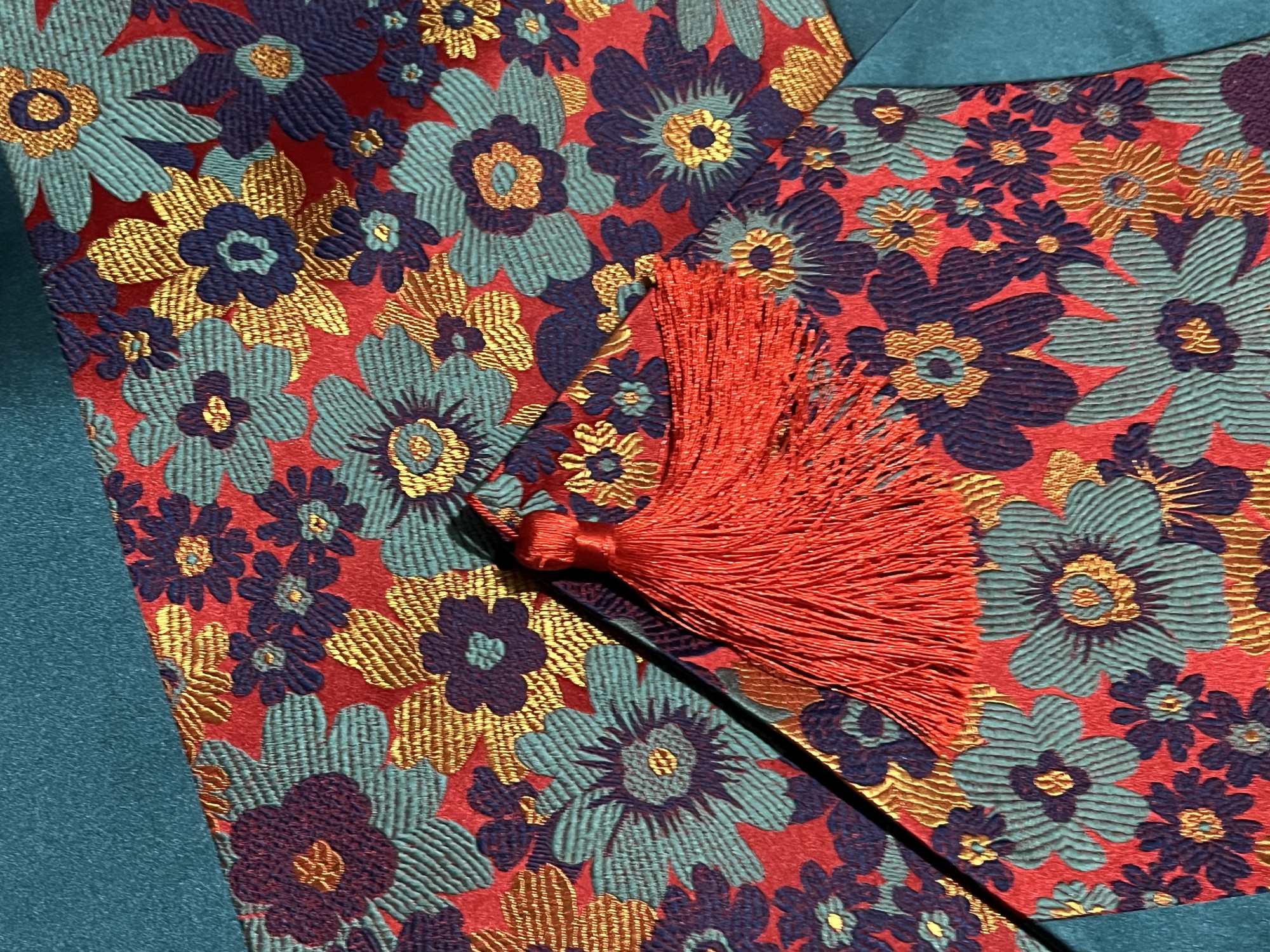 Tischläufer blau-multicolor, L 200 cm, B 33 cm von fischer's lagerhaus