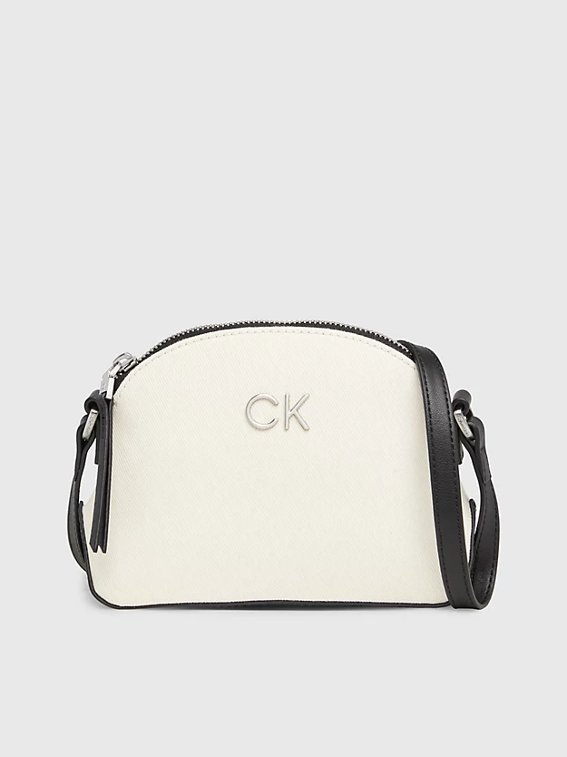 Bolsa de ombro pequena de lona