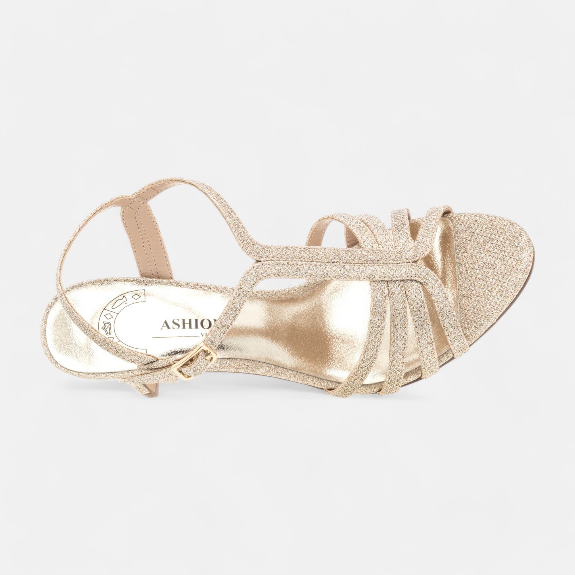 Nu-pieds à talon Femme rose