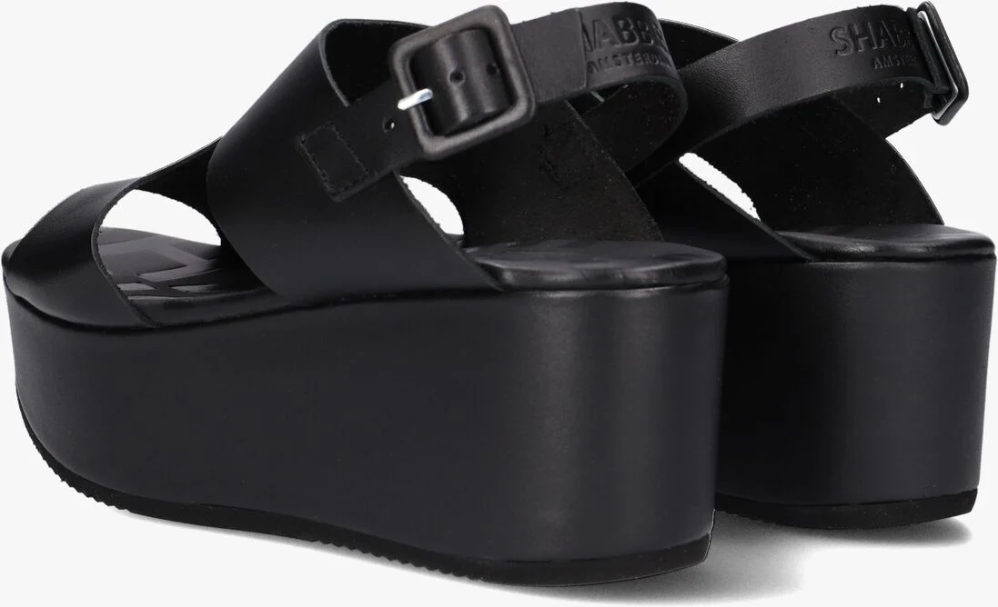 SHABBIES zwarte shabbies sandalen 170020275