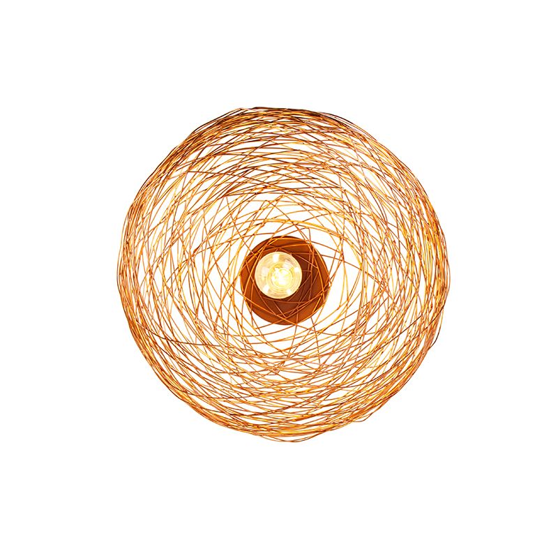 Design plafondlamp koper ovaal - Sarella