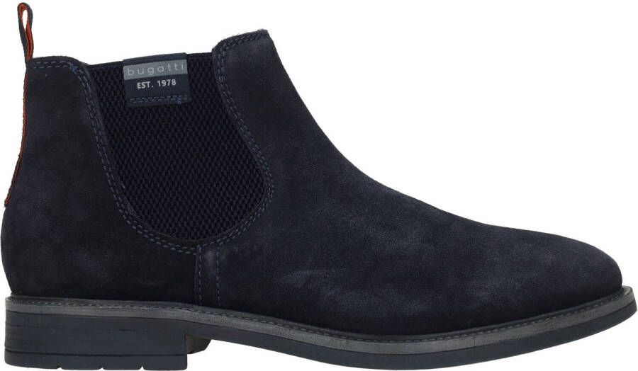 Shoesme Baby Babysneakers Dark Blue Grey Leer
