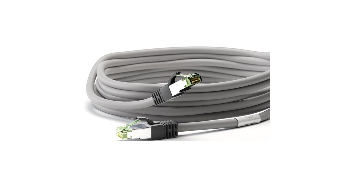 goobayPatchkabel Cat.8.1 S/FTP  (Grijs, 0,5 meter)