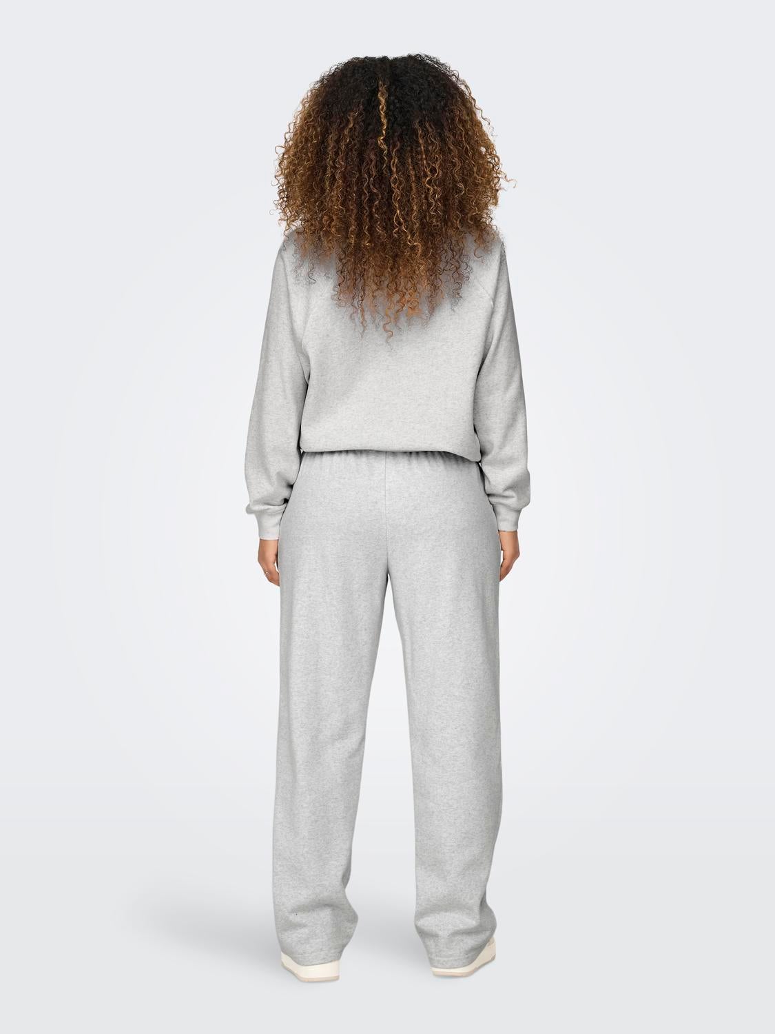 ONLDAZE Mittlere Taille Normal geschnitten Jogginghose Light Grey Melange