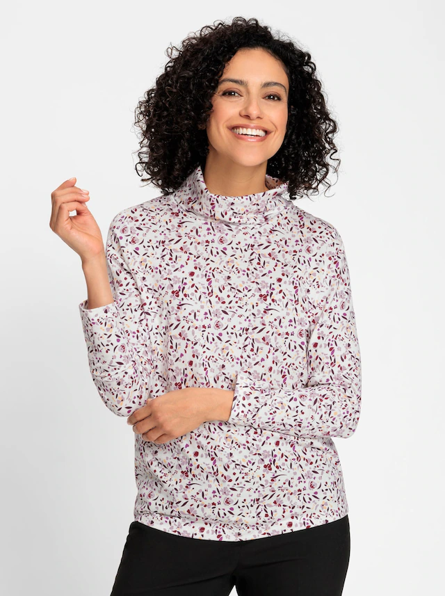Inspirationen Rollkragenshirt »Druck-Shirt«, 1 Stk.