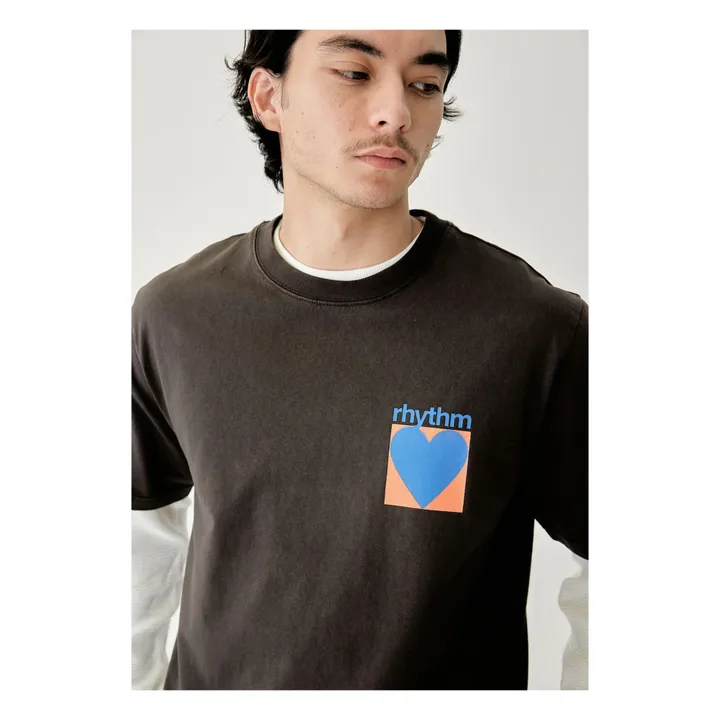 Rhythm T-shirt Factory Vintage | Noir