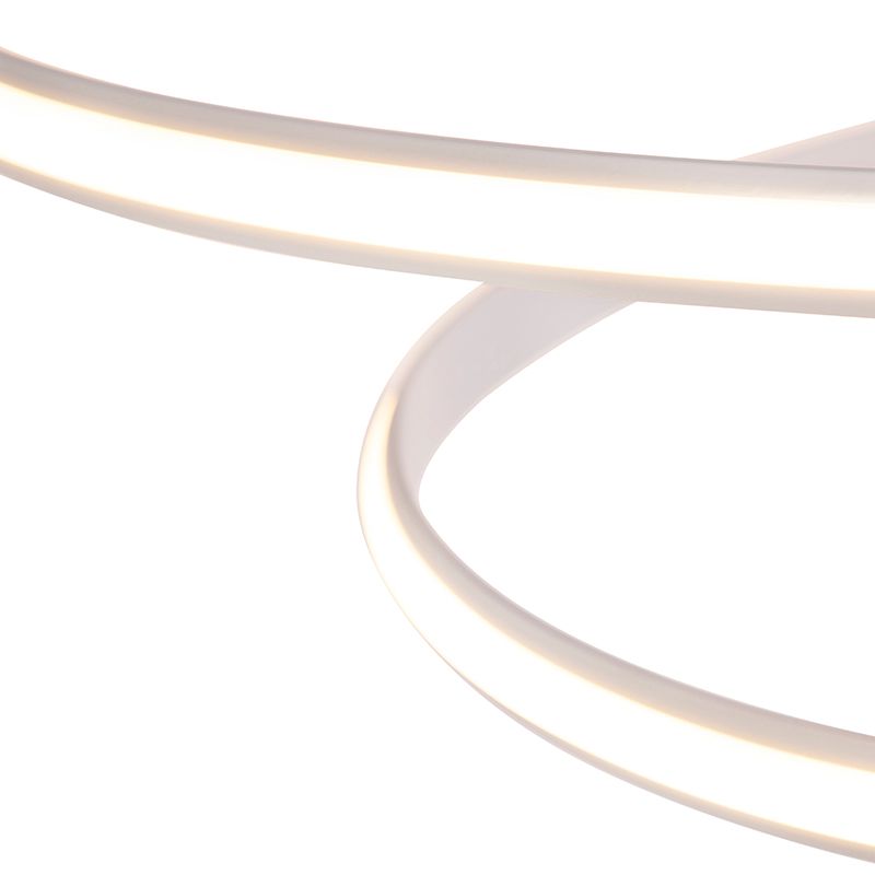 Moderne hanglamp wit 74 cm incl. LED dimbaar - Rowan