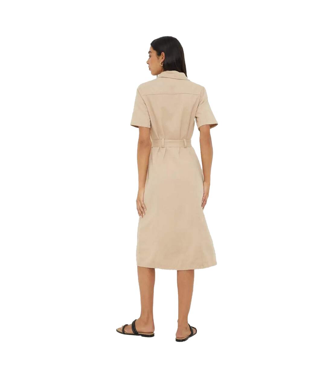 Dorothy Perkins - Robe mi-longue - Femme (Écru) - UTDP3239