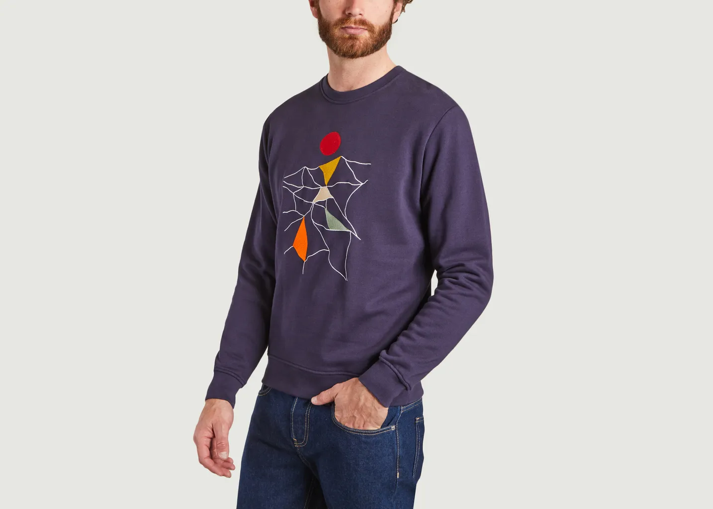 Sweatshirt brodé Massif Olow x Alessandra Weber Olow