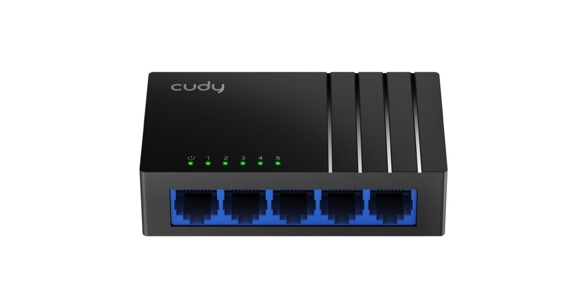 Cudy5-Port Gigabit Desktop Switch  (Zwart)