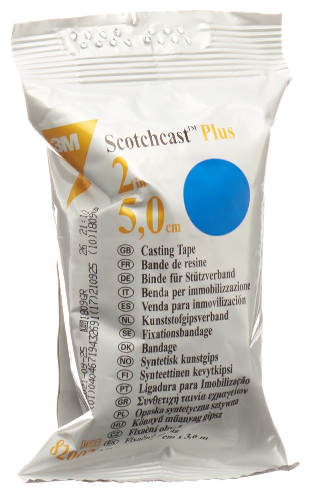 SCOTCHCAST Scotchcast Plus 5cmx3.65m blau 1 Stk