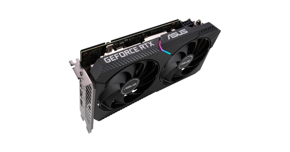 ASUSDUAL GeForce RTX 3060 V2 grafische kaart  (LHR, 1x HDMI, 3x DisplayPort)