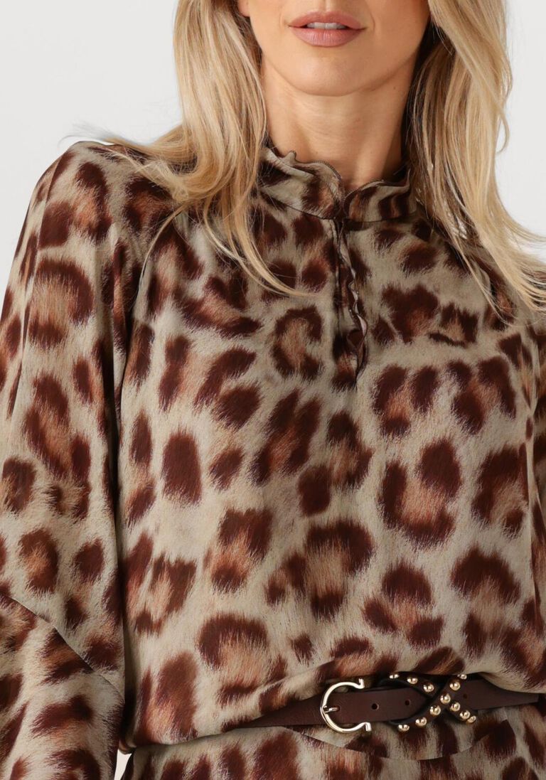bruine luisa cerano midi jurk 728611/3769