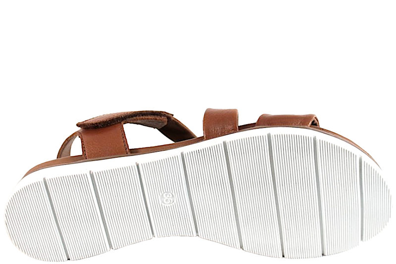 SOFTWALK LET SANDAL I COGNACFARVET SKIND