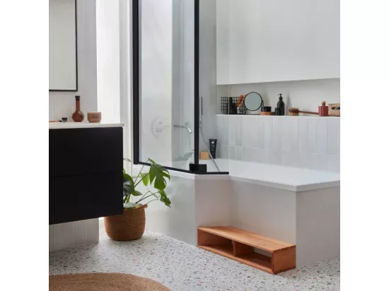 Baignoire bain douche 180 x 90 cm JACOB DELAFON Neo blanc brillant gauche