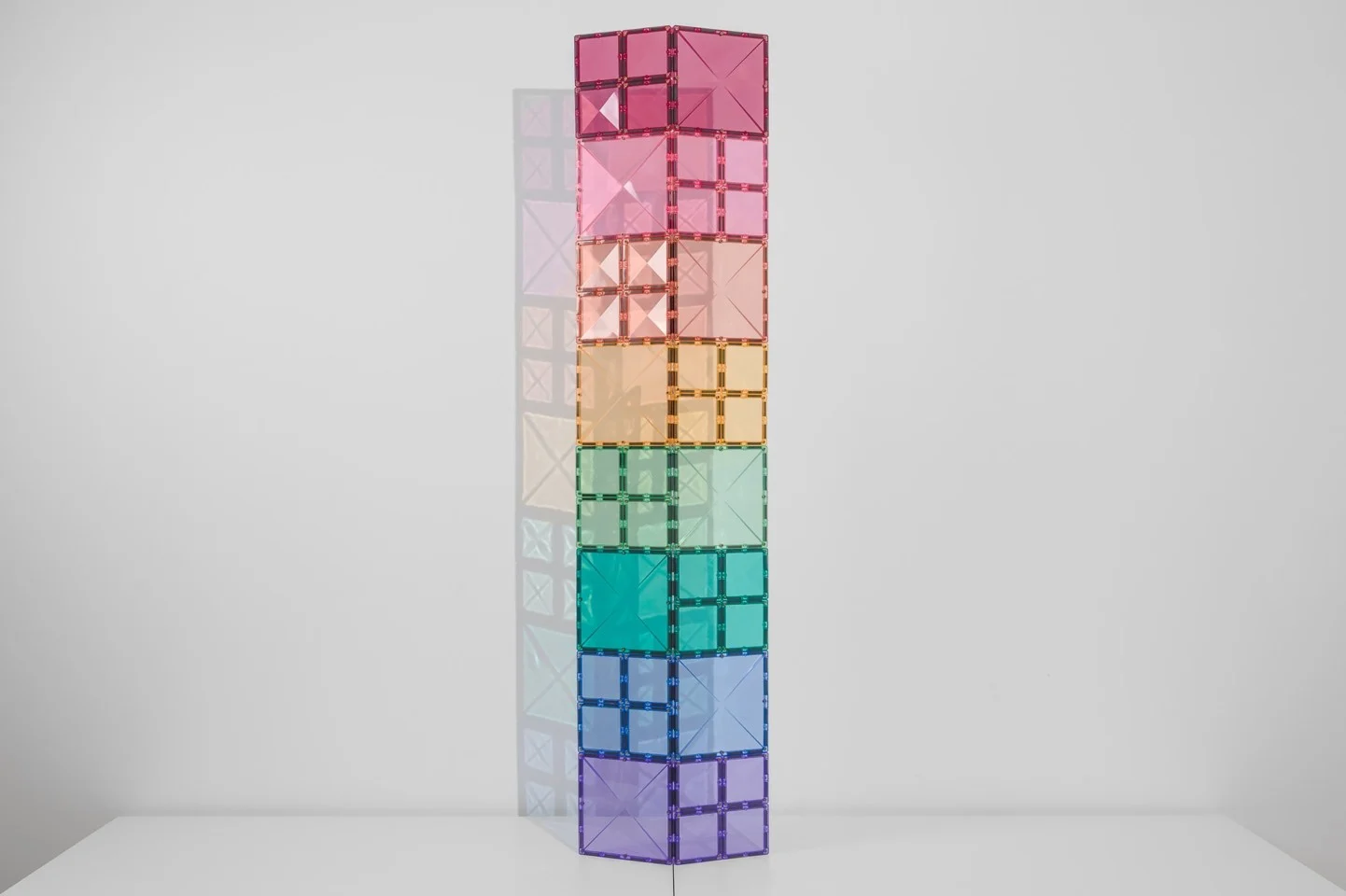 Connetix - Square Pack - magnetsæt 40 dele - pastel (CT-P-00040-SQ)