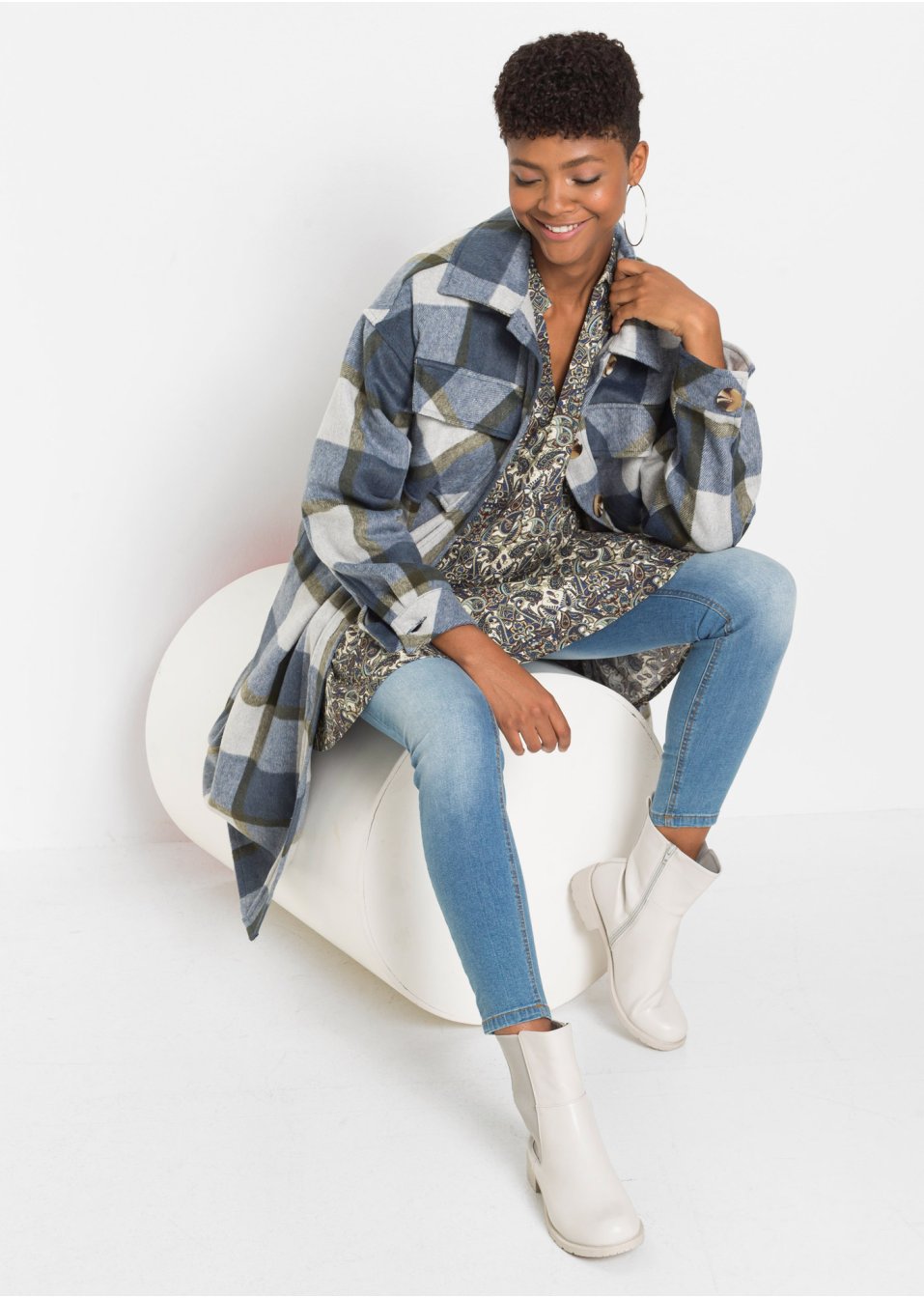 Chemisier long en viscose